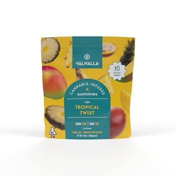 CBD 2:1 Tropical Twist Gummies 150mg